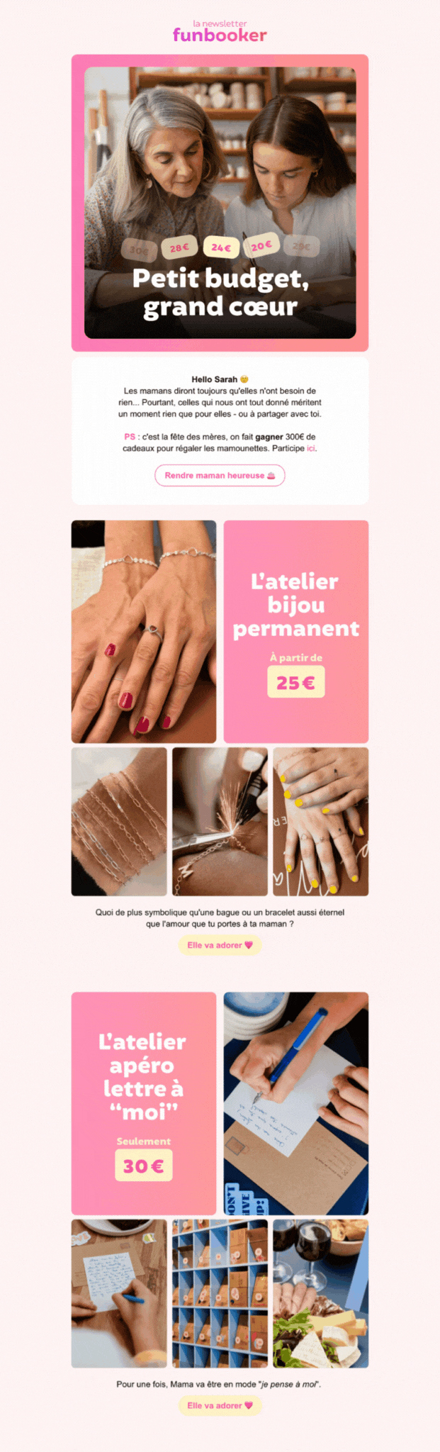 Newsletter Funbooker
