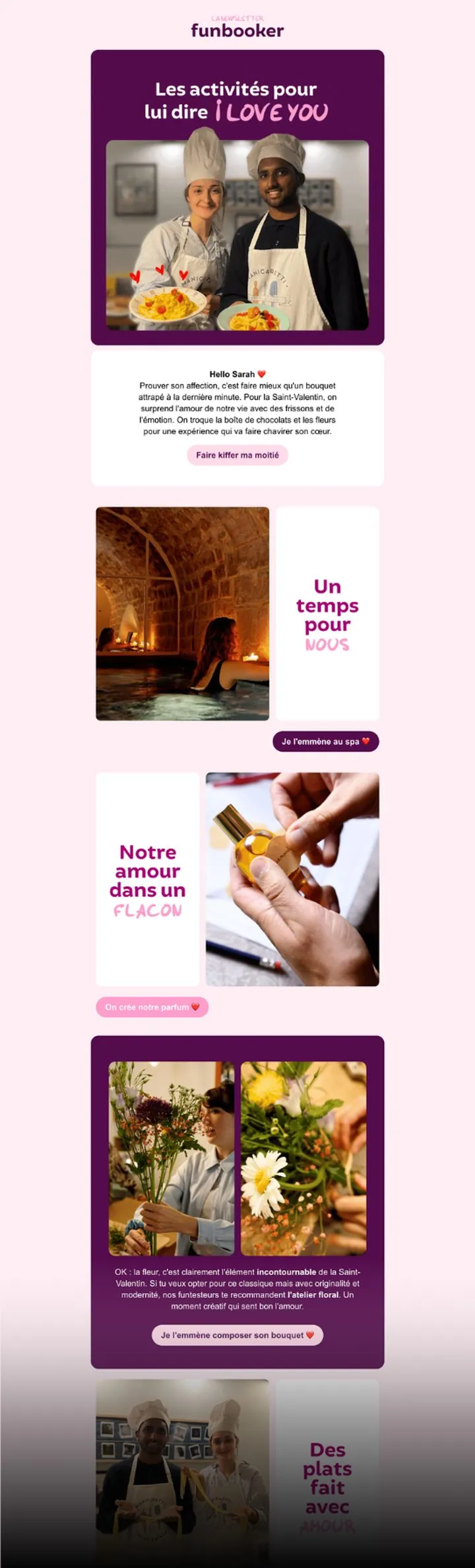 Newsletter Funbooker